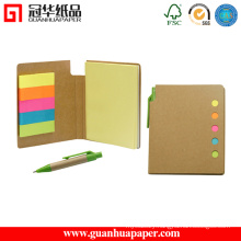 Note Pad with Sticky Notes and Pen